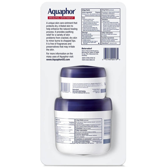 Aquaphor Advanced Therapy Healing Ointment 14 Ounce + 3.5 Ounce