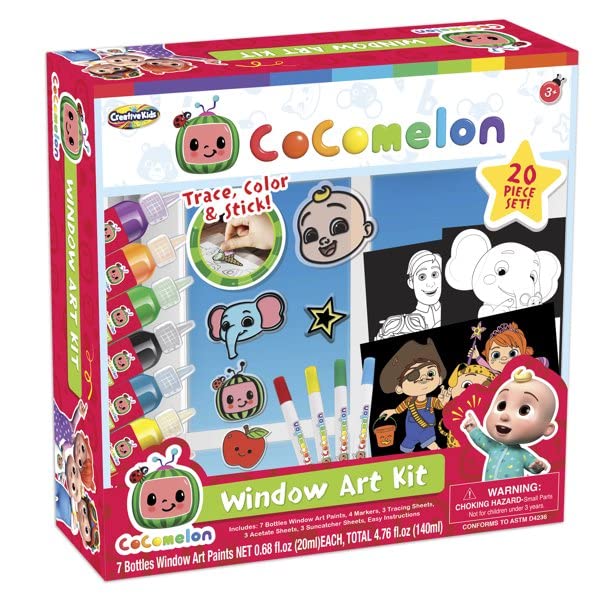 Cocomelon Window Art Kit