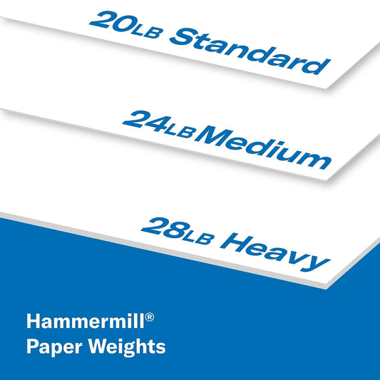 Hammermill Printer Paper, Great White 30% Recycled Paper, 8.5 x 11 - 10 Ream (5,000 Sheets) - 92 Bright, Made in the USA, 086700C