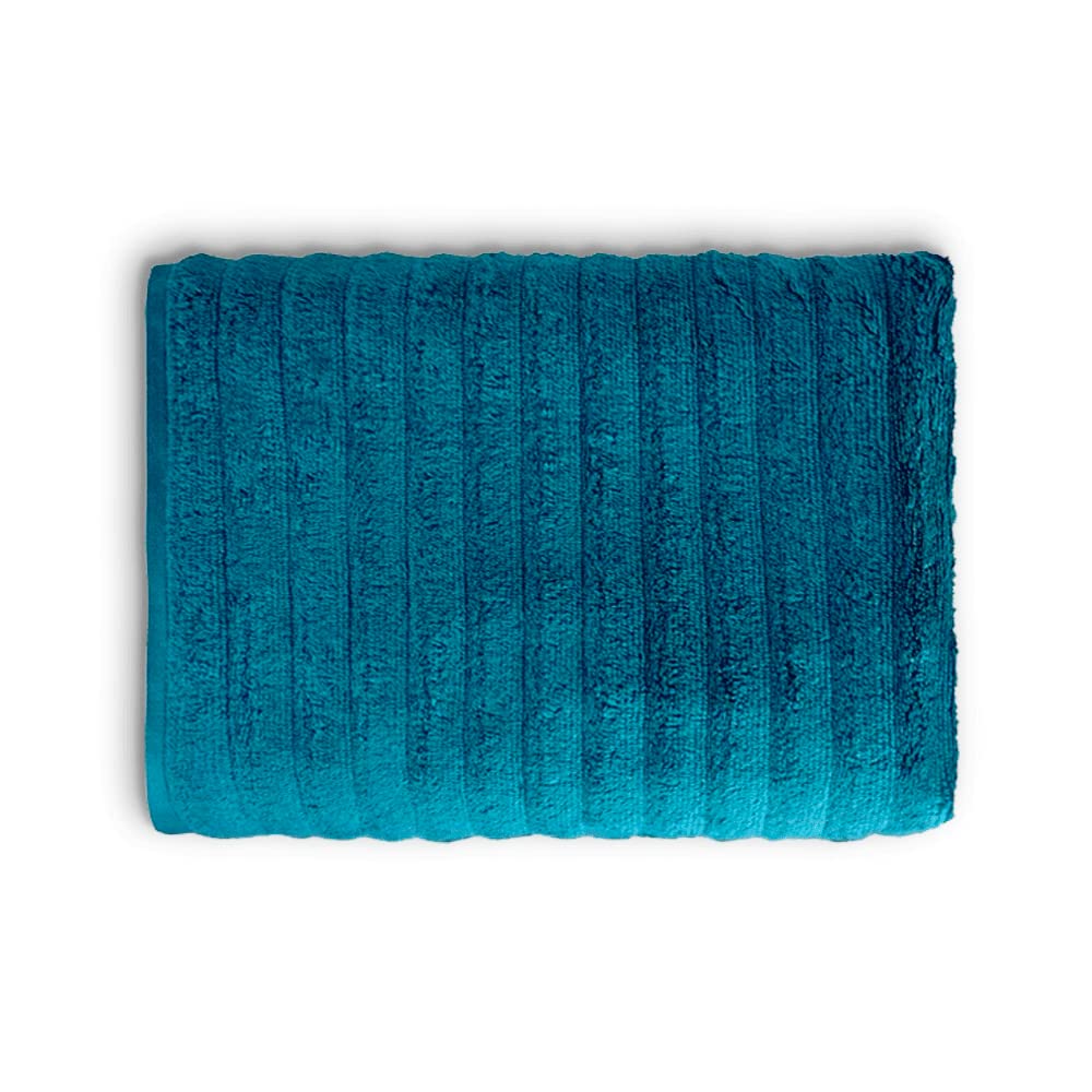 SEDLAV Textured Bath Sheet, Bath Sheet. Bath Towels, Towels for Bathroom (62" x 30") (Blue)