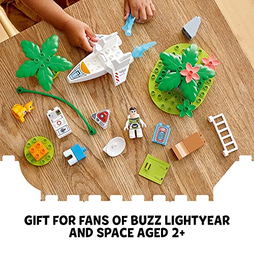LEGO DUPLO Disney and Pixar Buzz Lightyear’s Planetary Mission 10962, Space Toys for Toddlers, Boys & Girls 2 Plus Years Old with Spaceship & Robot Figure