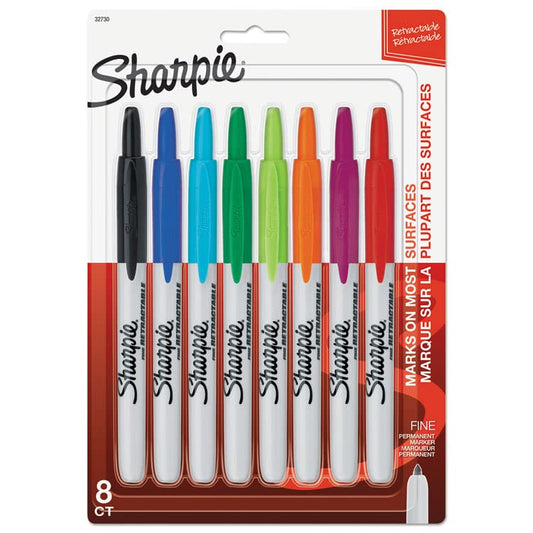 Sanford Assorted Sharpie Fine Retractable Markers (32730)