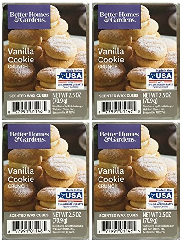 Better Homes and Gardens Vanilla Cookie Crunch Wax Cubes - 4-Pack