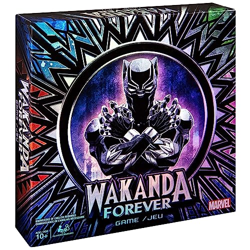 Spin Master Games Marvel Wakanda Forever, Black Panther Dice-Rolling Game for Families, Teens and Adults