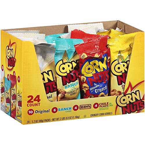 Corn Nuts 4 Flavor Mix Variety Pack, 1.7-Ounce Bags (Pack of 24)