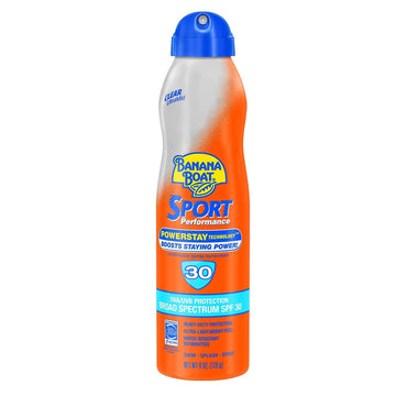 Banana Boat Continuous Spf#30 Spray Sport 6 Ounce (Powerstay) (177ml) (3 Pack)