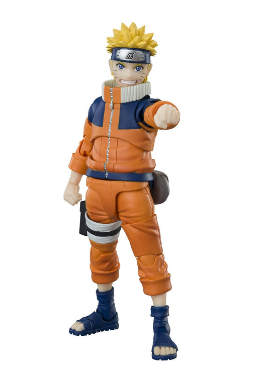 Tamashii Nations - Naruto Uzumaki -The No.1 Most Unpredictable Ninja- Naruto, Bandai Spirits S.H.Figuarts, 5.3 Inch