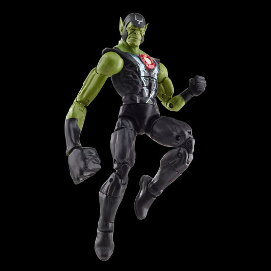 Marvel Legends Series Skrull Queen and Super-Skrull, Avengers 60th Anniversary Collectible 6 Inch Action Figures, 9 Accessories