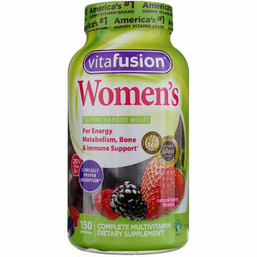 Vitafusion, Women's Gummies, Mixed Berries - 150 gummies, Pack of 5