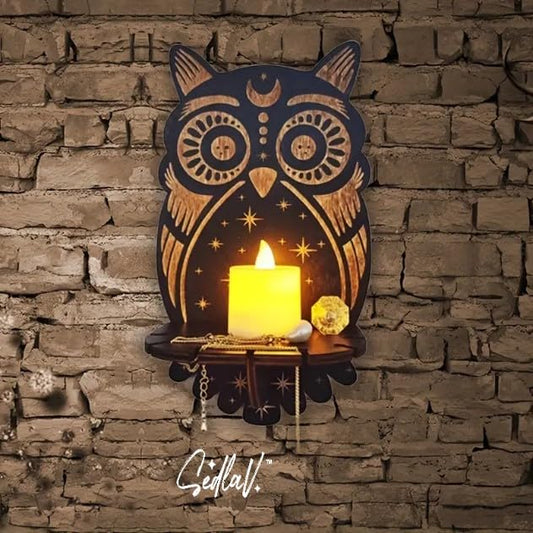 SEDLAV DIY Crystal Resin Kit - Owl and Fatima Hand Design for Stunning Jewelry, Upscale Candle Holders, and Wall Art Creations