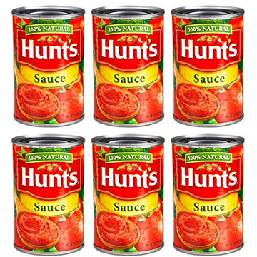 Hunt's 100% Natural Tomato Sauce, 15 Ounce - 6 Pack