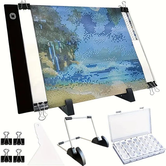 SEDLAV Enhance Your Creativity with The A4 LED Light Pad for DIY Diamond Painting - USB Powered Drawing Copy Board
