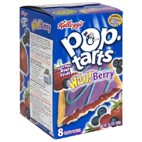 Kellogg's Pop-Tarts Wildberry, 8-Count Box (Pack of 6)