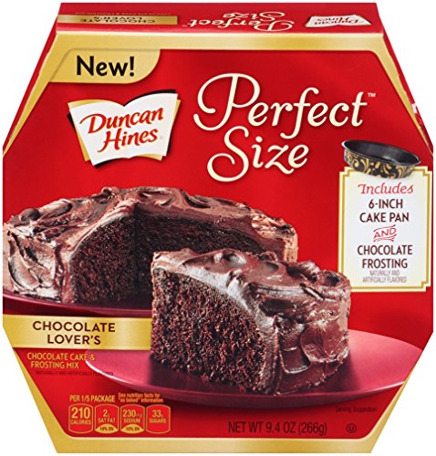 Duncan Hines Perfect Size Cake Mix, Chocolate Lover's, 9.4 oz