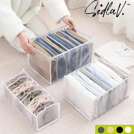 SEDLAV Wardrobe compartment organizer- Stylish Wardrobe Organizer for Socks, Underwear, and Jeans
