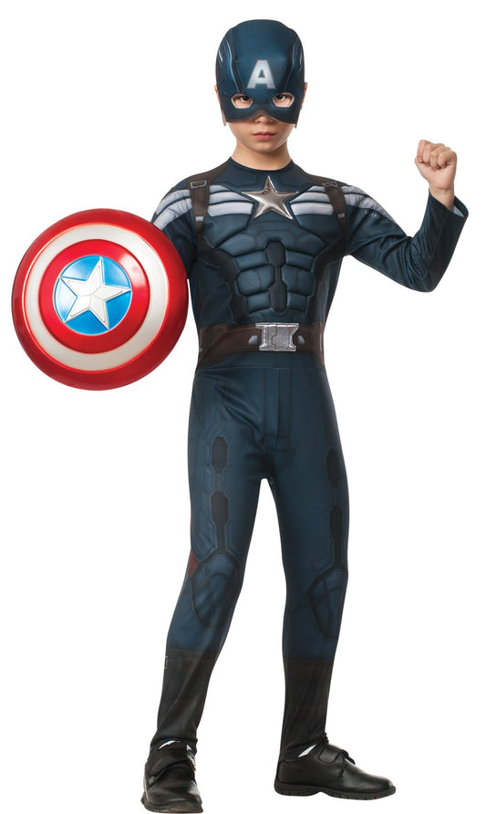 Rubies Captain America: The Winter Soldier Deluxe Stealth Suit Costume, Child Small