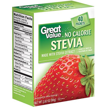 Equate Zero Calorie Sweetener Packets, 40ct