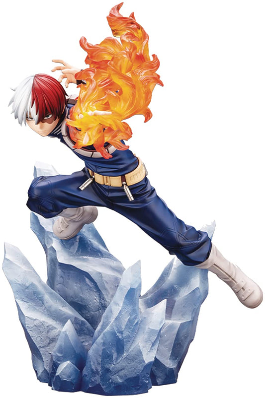 Kotobukiya My Hero Academia: Shoto Todoroki (Version 2) ARTFX J Statue, Multicolor