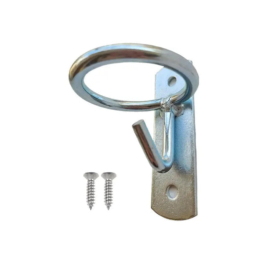 SEDLAV 2pcs Wall Hook for Horse Feed Bucket - Safe & Sturdy Heavy Duty Hook Ideal for Stables/Stalls - Prevent Bucket Tipping & Ensure Safety with Ring Design - Useful for Horses, Goats & Dogs