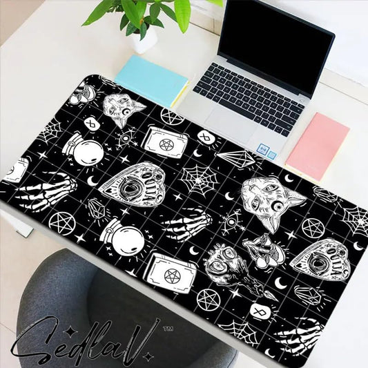 SEDLAV Cat Design Mouse Pad – Large Desk Mat for Laptop, Gaming, and More – Cute Computer Accessories with Grip Enhanced Base – Gamer's Choice