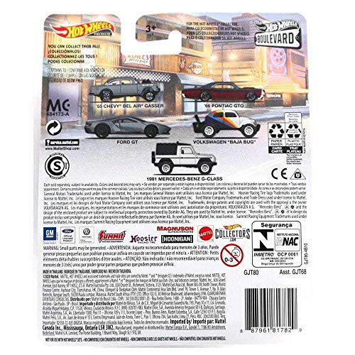 Hot Wheels Auto Boulevard Boys 7.5 x 3 cm Steel White/Black