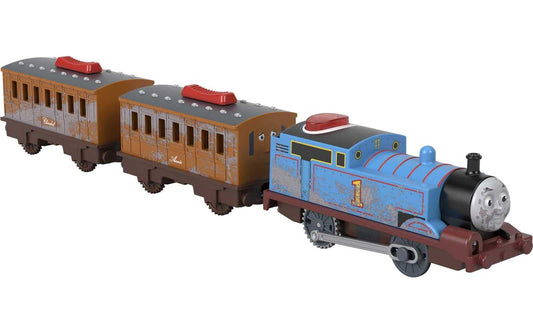 Thomas & Friends Talking Thomas, battery powered motorized toy train with character sounds and phrases for preschool kids 3 years and up