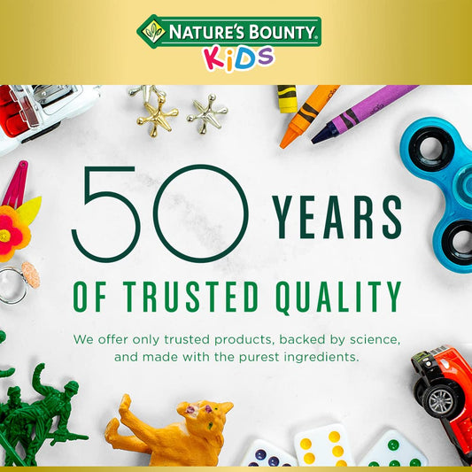 Nature's Bounty Disney and Pixar Toy Story Kids Gummy Multivitamin, Natural Grape, Orange & Cherry Flavored, Supports, Immune, Bone and Eye Health, Pack of 1(180 Gummies)