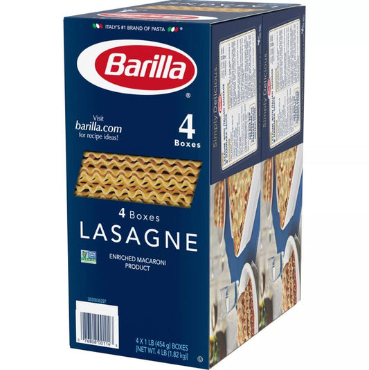 Barilla Wavy Kosher Lasagne (1 lb., 4 pk.)