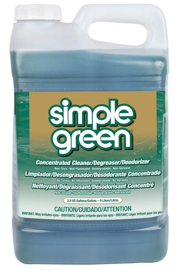 Simple Green 2710000213225 Concentrate Non-Toxic Degreaser and Cleaner Formula, 2.5 gal Bottles (Pack of 2)