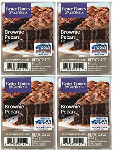Better Homes and Gardens Brownie Pecan Pie Scented Wax Cubes - 4-Pack