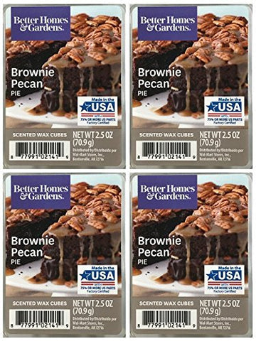 Better Homes and Gardens Brownie Pecan Pie Scented Wax Cubes - 4-Pack