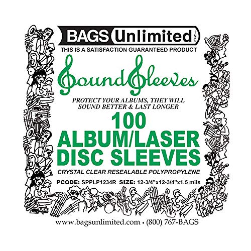 Bags Unlimited 100-Count Loose Resealable Poly Sleeves Clear