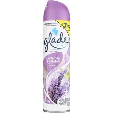 GLADE Aerosol Air Freshener, Lavender & Vanilla 8 oz