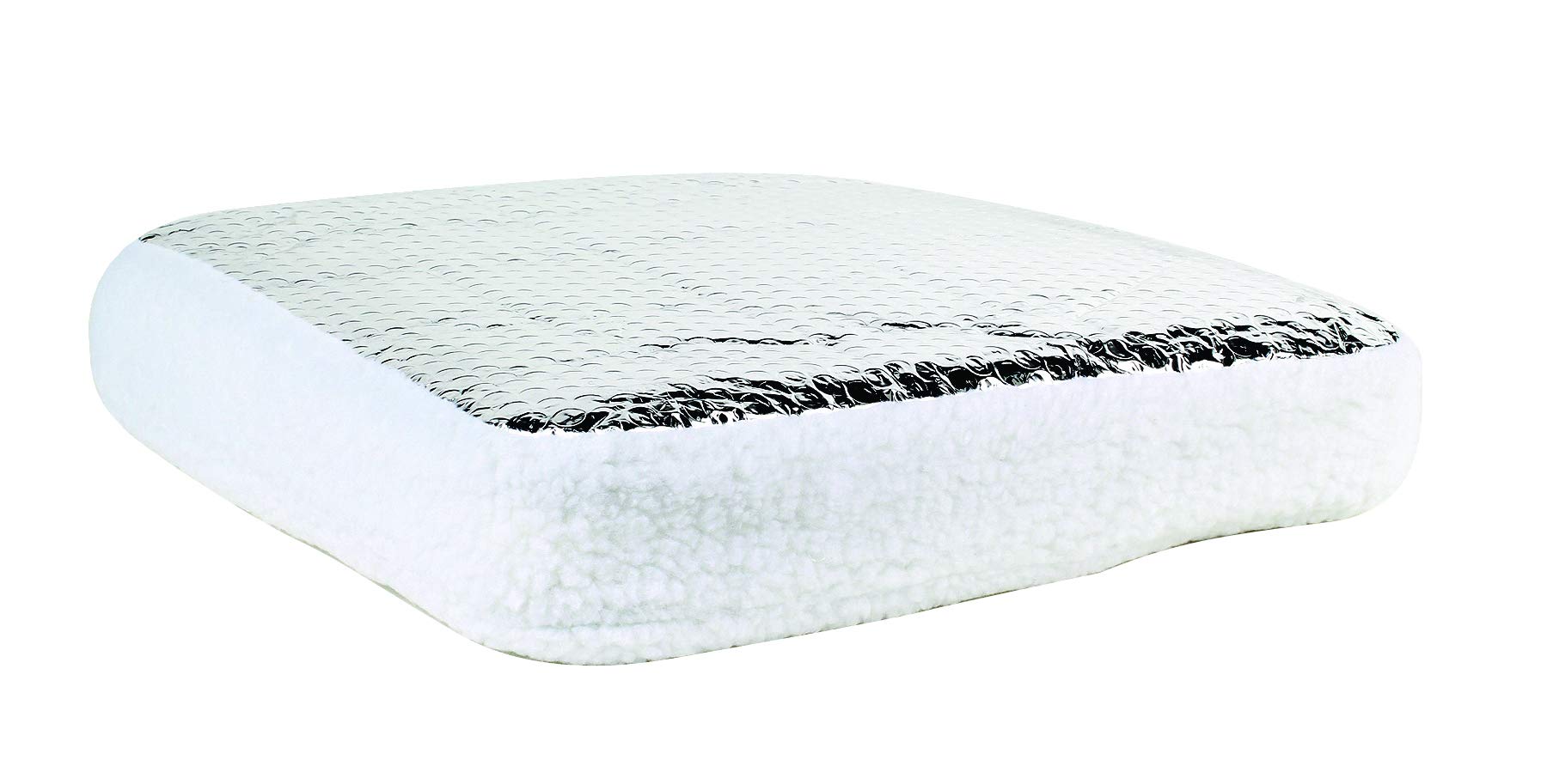 Camco Camper/RV Vent Insulator and Skylight Cover | Features 3 Layers to Reduce Heat Transfer & Increase A/C Efficiency | Fits Standard 14” Travel Trailer/RV Roof Vents (45192), Multicolor, 14" x 14"