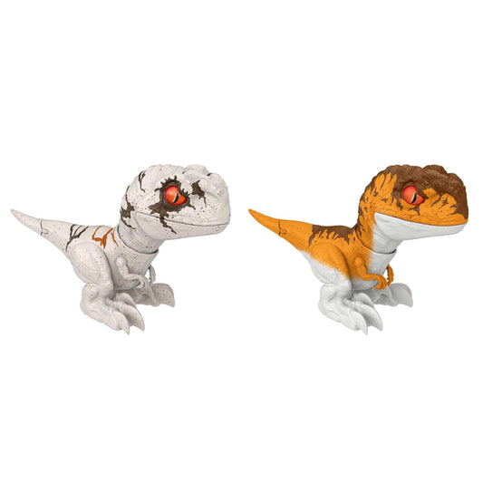 Mattel Jurassic World Dominion Uncaged Rowdy Roars Atrociraptor 'Tiger' Dinosaur Action Figure, Toy Gift with Interactive Motion and Sound Touch Response, Gift and Collectible