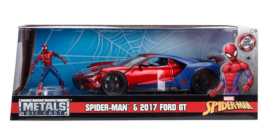 Jada Toys Marvel 1:24 2017 Ford GT Die-cast Car with 2.75
