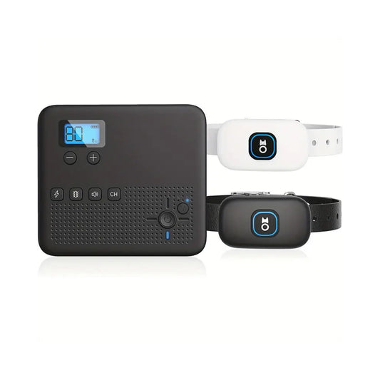 SEDLAV 2-in-1 Wireless Dog Fence & Remote Training Collars for Large Dogs Dog Boundary Collar System Wireless,Invisible Fence for Dogs Wireless