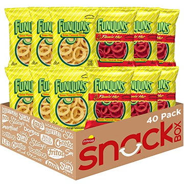 Funyuns Onion Flavored Rings, Variety Pack, 0.75 Ounce (Pack of 40)