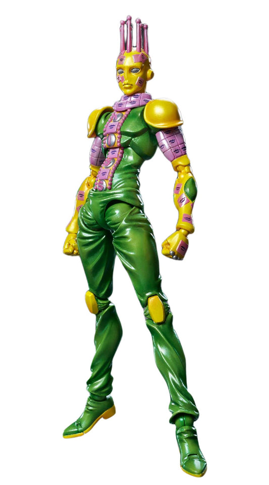 Medicos JoJo’s Bizarre Adventure Part 6: Kiss Chozokado Super Action Statue Figure, Multicolor