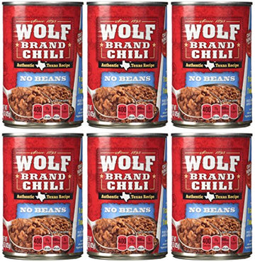 Wolf Brand No Beans Chili - 6/15 oz. Cans