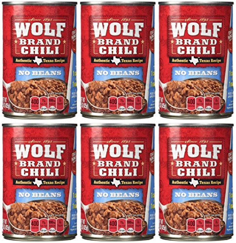 Wolf Brand No Beans Chili - 6/15 oz. Cans