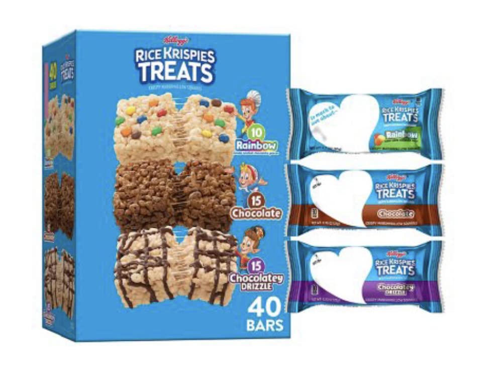 Kellogg's Rice Krispies Treats Squares Original With Gems 30.3oz