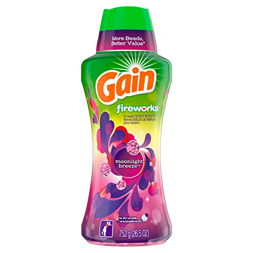 Gain Fireworks In-Wash Scent Booster Beads, Moonlight Breeze, 26.5 oz