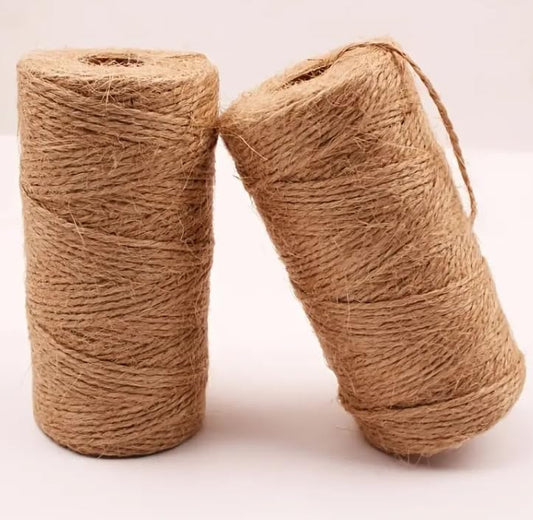 SEDLAV 100m Jute Twine - Versatile Twine for Gardening, Plant Wrapping, Crafts, and Weddings