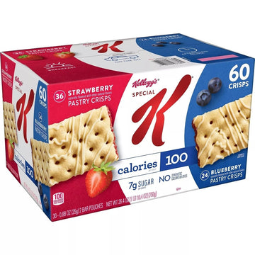 Kellogg's Special K PASTRY CRISPS Strawberry&Blueberry Variety 26.4oz