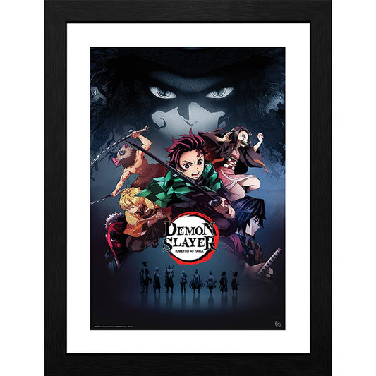 ABYSTYLE GB eye Demon Slayer Kimetsu No Yaiba Framed Poster Print 12