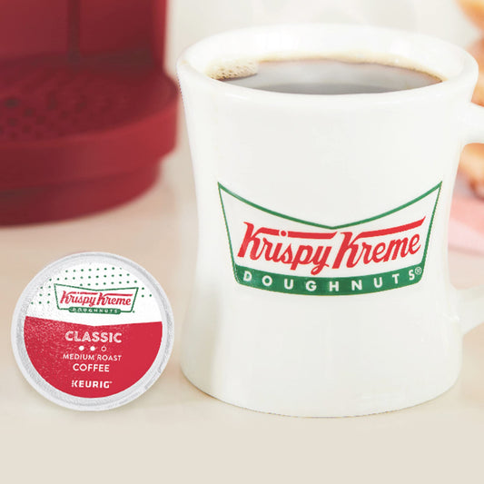 Krispy Kreme Doughnuts Classic, Keurig Single Serve K-Cup Pods, Medium Roast Coffee 48 Count