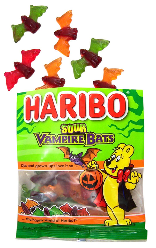 Haribo, Sour Vampire Bats, 4 Ounce