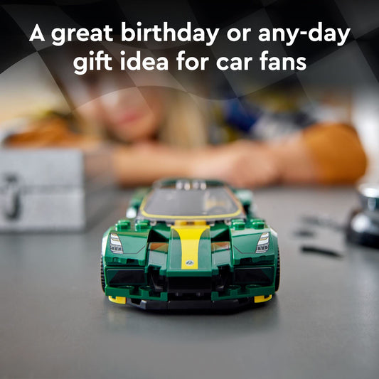 Lego Speed Champions Lamborghini Countach 76908, Race Car Toy Model Replica, Collectible Building Set with Racing Driver Minifigure