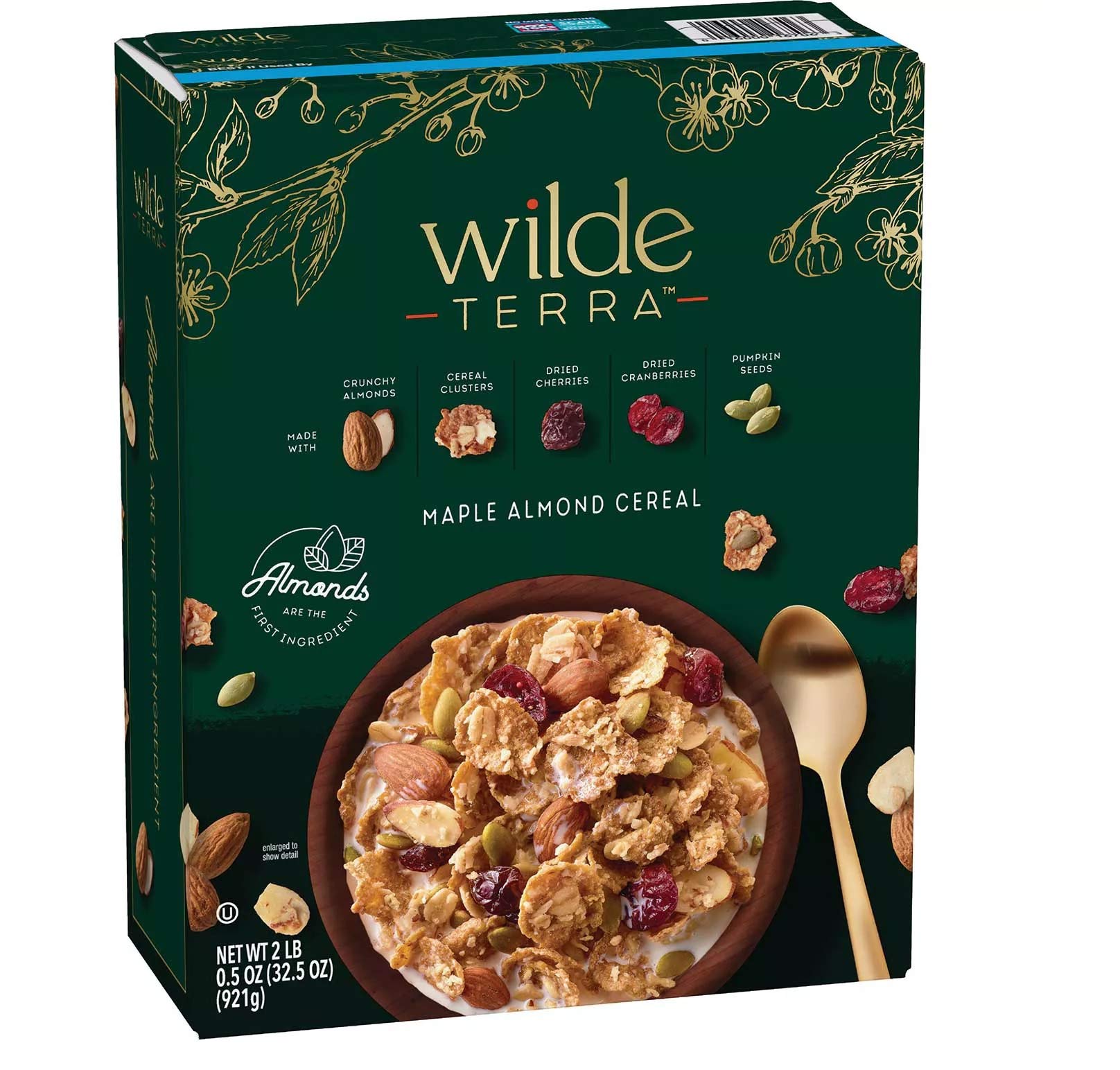 Wilde Terra Cereal, Maple Almond (32.5 Oz.), 32.5 Oz